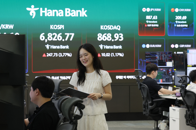 삼전 5%·하이닉스 8% 떡상! 외국인 5천억 쏟아부으며 코스피 폭등